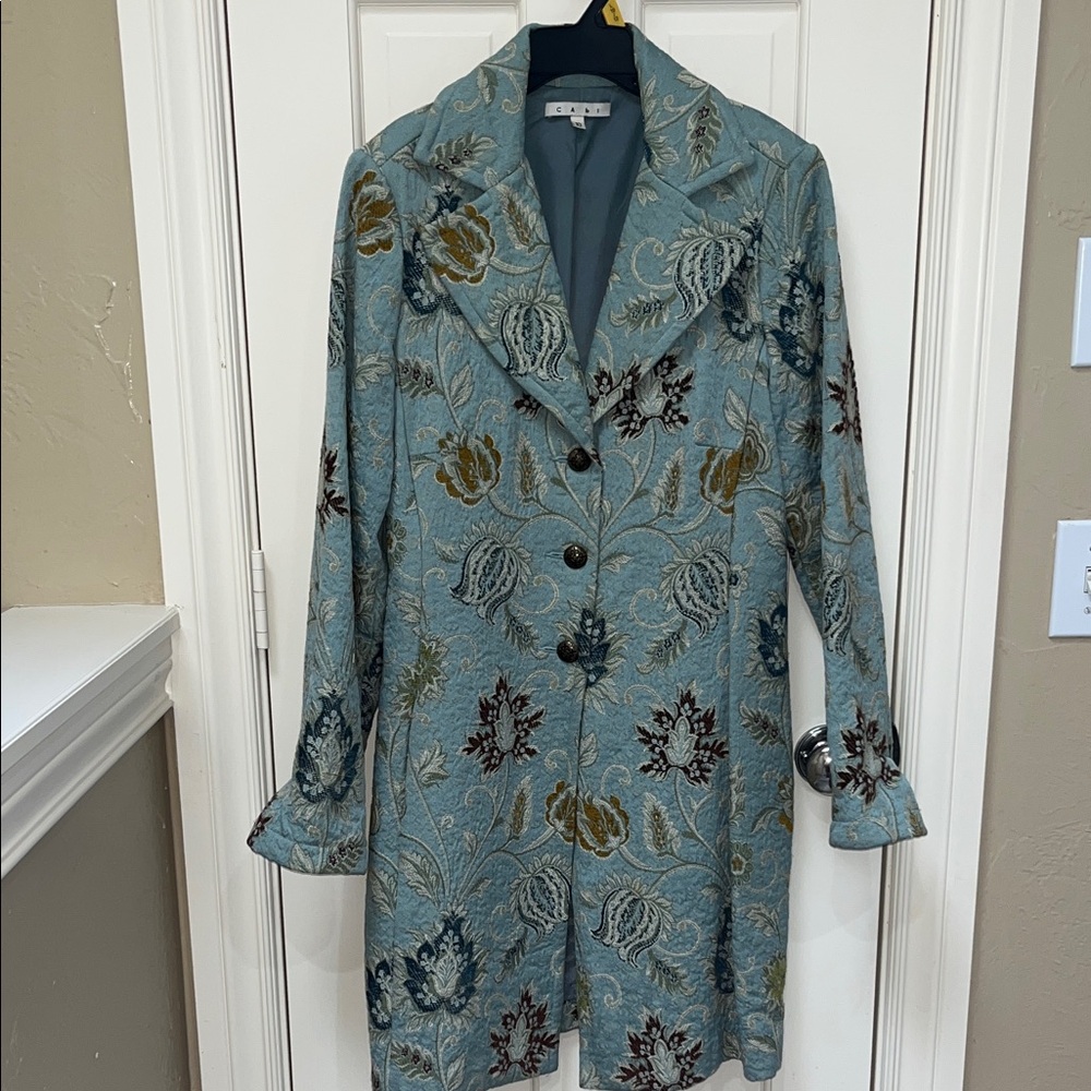 Vintage CAbi Brand Ladies Brocade Coat